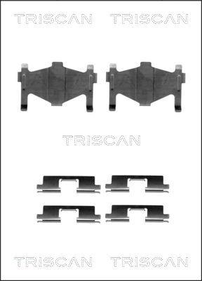 Triscan 8105 691622 - Piederumu komplekts, Disku bremžu uzlikas ps1.lv