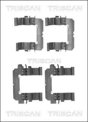 Triscan 8105 681537 - Piederumu komplekts, Disku bremžu uzlikas ps1.lv