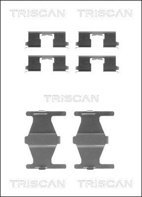 Triscan 8105 141589 - Piederumu komplekts, Disku bremžu uzlikas ps1.lv