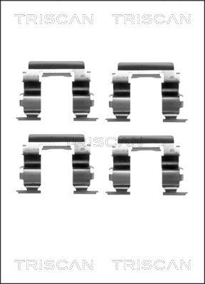 Triscan 8105 141604 - Piederumu komplekts, Disku bremžu uzlikas ps1.lv