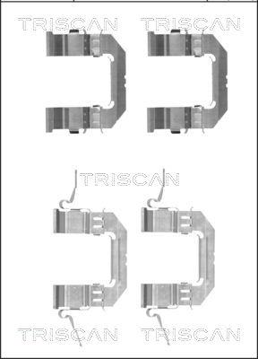 Triscan 8105 141600 - Piederumu komplekts, Disku bremžu uzlikas ps1.lv