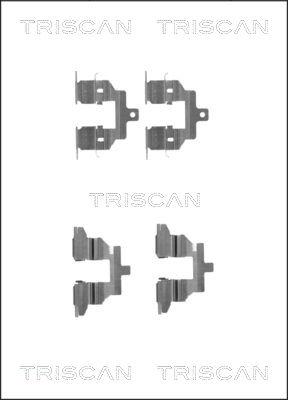 Triscan 8105 141602 - Piederumu komplekts, Disku bremžu uzlikas ps1.lv