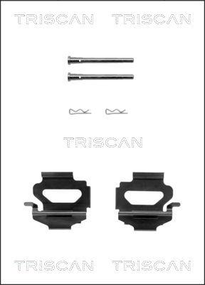 Triscan 8105 161574 - Piederumu komplekts, Disku bremžu uzlikas ps1.lv