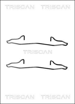 Triscan 8105 161619 - Piederumu komplekts, Disku bremžu uzlikas ps1.lv