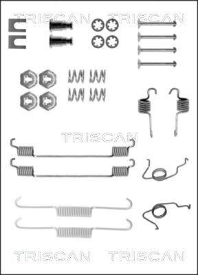 Triscan 8105 162330 - Piederumu komplekts, Bremžu loki ps1.lv