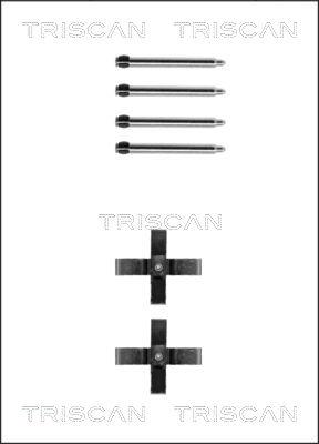 Triscan 8105 101590 - Piederumu komplekts, Disku bremžu uzlikas ps1.lv