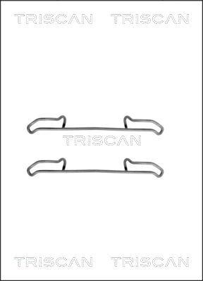Triscan 8105 101540 - Piederumu komplekts, Disku bremžu uzlikas ps1.lv