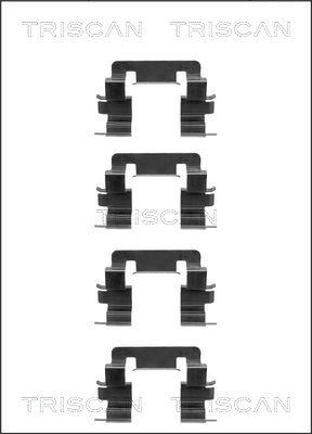 Triscan 8105 101624 - Piederumu komplekts, Disku bremžu uzlikas ps1.lv