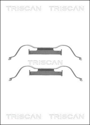 Triscan 8105 101626 - Piederumu komplekts, Disku bremžu uzlikas ps1.lv