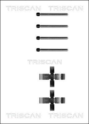 Triscan 8105 101141 - Piederumu komplekts, Disku bremžu uzlikas ps1.lv