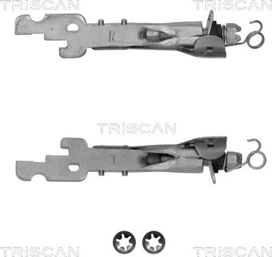 Triscan 8105 103002 - Regulatora komplekts, Trumuļu bremzes ps1.lv