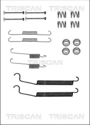 Triscan 8105 102599 - Piederumu komplekts, Bremžu loki ps1.lv