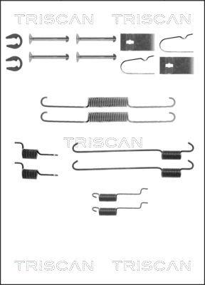 Triscan 8105 102595 - Piederumu komplekts, Bremžu loki ps1.lv