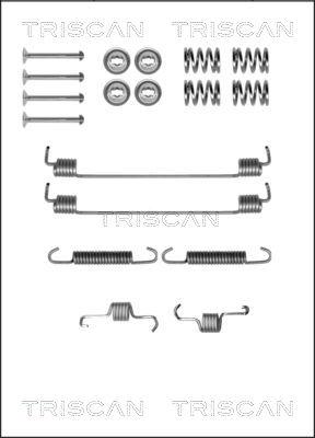 Triscan 8105 102596 - Piederumu komplekts, Bremžu loki ps1.lv