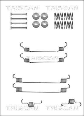 Triscan 8105 102597 - Piederumu komplekts, Bremžu loki ps1.lv