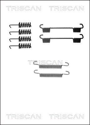 Triscan 8105 102586 - Piederumu komplekts, Stāvbremzes mehānisma bremžu loks ps1.lv