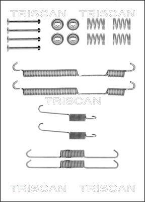 Triscan 8105 102580 - Piederumu komplekts, Bremžu loki ps1.lv