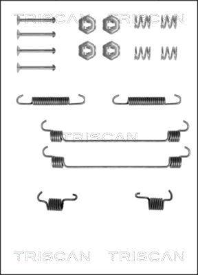 Triscan 8105 102525 - Piederumu komplekts, Bremžu loki ps1.lv