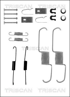 Triscan 8105 102577 - Piederumu komplekts, Bremžu loki ps1.lv