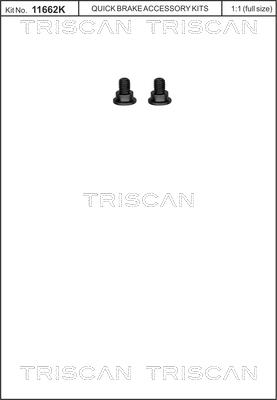 Triscan 8105 116003 - Skrūvju komplekts, Bremžu disks ps1.lv
