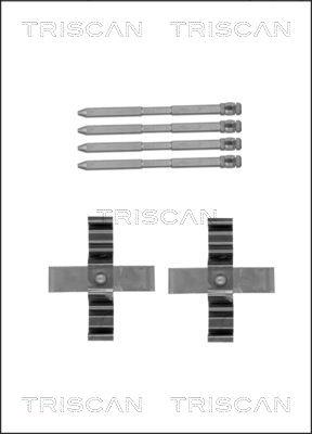 Triscan 8105 111624 - Piederumu komplekts, Disku bremžu uzlikas ps1.lv