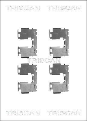 Triscan 8105 131644 - Piederumu komplekts, Disku bremžu uzlikas ps1.lv