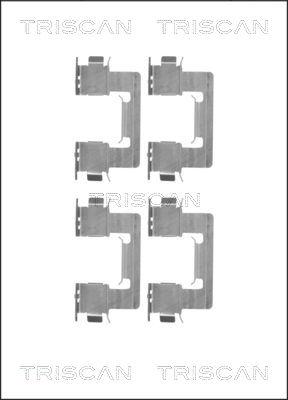 Triscan 8105 131634 - Piederumu komplekts, Disku bremžu uzlikas ps1.lv