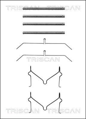 Triscan 8105 131621 - Piederumu komplekts, Disku bremžu uzlikas ps1.lv