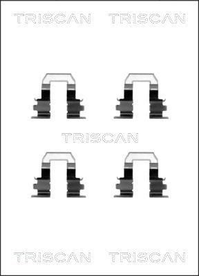 Triscan 8105 131628 - Piederumu komplekts, Disku bremžu uzlikas ps1.lv