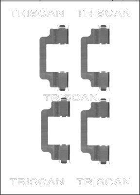 Triscan 8105 171597 - Piederumu komplekts, Disku bremžu uzlikas ps1.lv