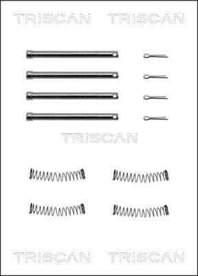 Triscan 8105 171004 - Piederumu komplekts, Disku bremžu uzlikas ps1.lv