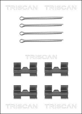 Triscan 8105 171001 - Piederumu komplekts, Disku bremžu uzlikas ps1.lv