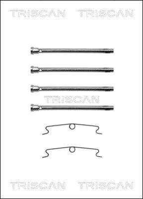 Triscan 8105 381615 - Piederumu komplekts, Disku bremžu uzlikas ps1.lv