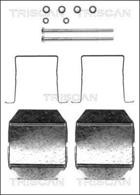 Triscan 8105 381611 - Piederumu komplekts, Disku bremžu uzlikas ps1.lv