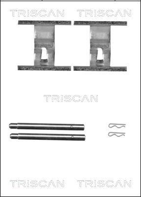 Triscan 8105 291605 - Piederumu komplekts, Disku bremžu uzlikas ps1.lv