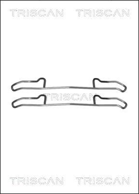 Triscan 8105 241536 - Piederumu komplekts, Disku bremžu uzlikas ps1.lv