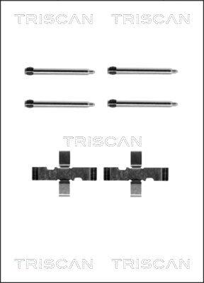 Triscan 8105 241538 - Piederumu komplekts, Disku bremžu uzlikas ps1.lv