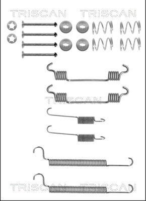 Triscan 8105 242569 - Piederumu komplekts, Bremžu loki ps1.lv