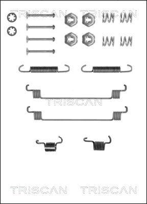 Triscan 8105 252519 - Piederumu komplekts, Bremžu loki ps1.lv