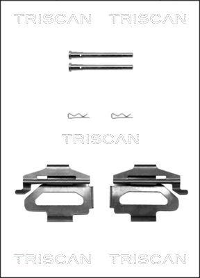 Triscan 8105 281593 - Piederumu komplekts, Disku bremžu uzlikas ps1.lv