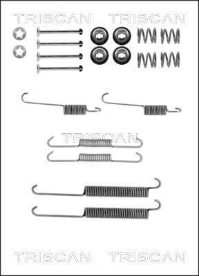 Triscan 8105 282568 - Piederumu komplekts, Bremžu loki ps1.lv