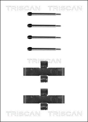 Triscan 8105 231445 - Piederumu komplekts, Disku bremžu uzlikas ps1.lv