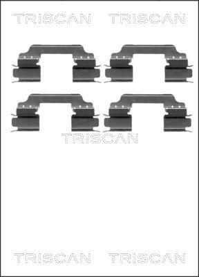 Triscan 8105 231596 - Piederumu komplekts, Disku bremžu uzlikas ps1.lv