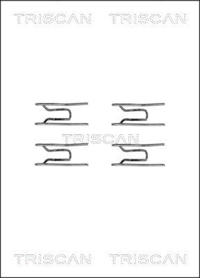 Triscan 8105 231580 - Piederumu komplekts, Disku bremžu uzlikas ps1.lv