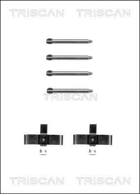 Triscan 8105 231581 - Piederumu komplekts, Disku bremžu uzlikas ps1.lv