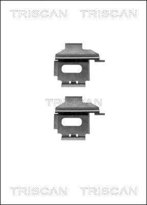 Triscan 8105 231588 - Piederumu komplekts, Disku bremžu uzlikas ps1.lv