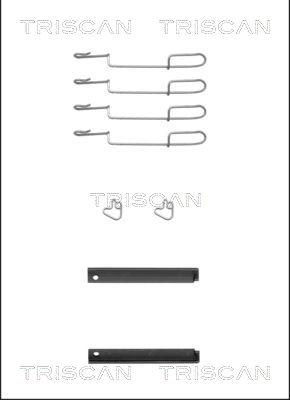 Triscan 8105 231587 - Piederumu komplekts, Disku bremžu uzlikas ps1.lv