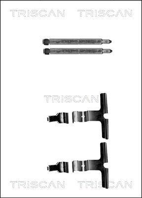 Triscan 8105 231600 - Piederumu komplekts, Disku bremžu uzlikas ps1.lv