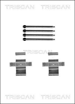 Triscan 8105 231607 - Piederumu komplekts, Disku bremžu uzlikas ps1.lv