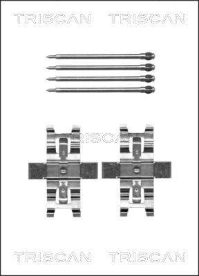 Triscan 8105 231614 - Piederumu komplekts, Disku bremžu uzlikas ps1.lv